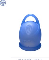 Herbruikbare hygiënische Menstruatie Cup - menstruatiecup maat L - kleur paars / Medische Siliconen - BPA VRIJ