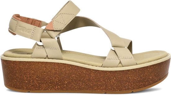 Teva Madera Wedge - dames wandelsandaal - groen - maat 39 (EU) 6 (UK)