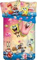 SpongeBob Dekbedovertrek Patrick, Shanley, Plankton, Octo, Gerrit & Mr Crabs 140 X 200 Cm