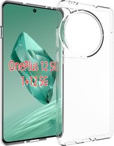OnePlus 12 Hoesje - MobyDefend Transparante TPU Gelcase - Volledig Doorzichtig - GSM Hoesje - Telefoonhoesje Geschikt Voor OnePlus 12