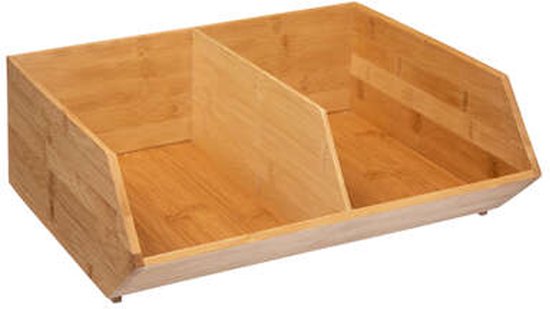 5Five Doucherekje/badkamerrekje - bamboe - 4 lagen - 40 x 30 x 87 cm | Leen Bakker