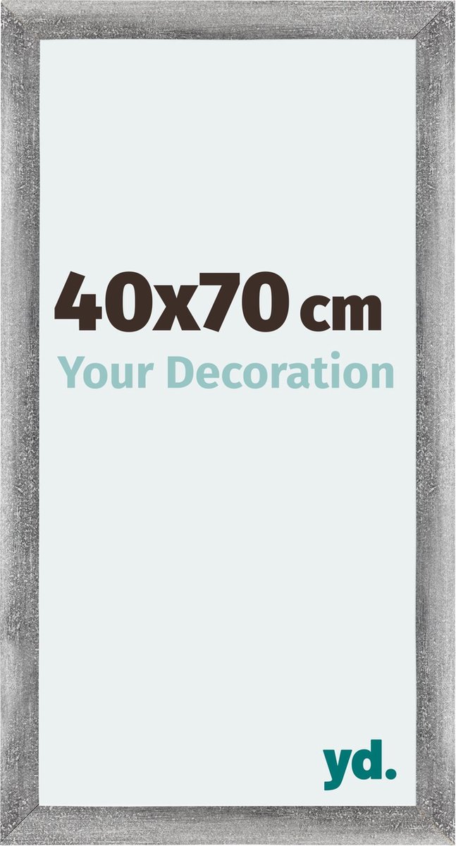 yd. Your Decoration - Fotolijst 40x70 cm - MDF - Grijs Geveegd - Mura