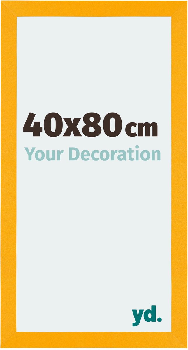 Your Decoration - Fotolijst 40x80 cm - MDF - Geel - Mura
