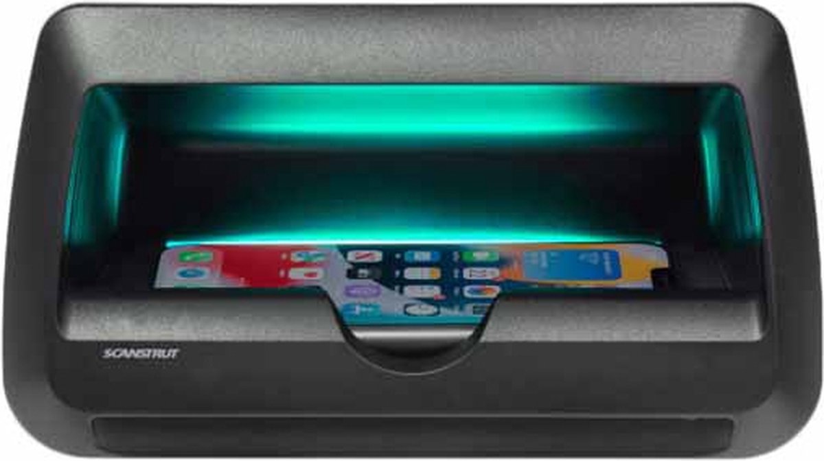 Scanstrut Rokk Wireless Cove Led-standaard Voor Draadloos Opladen Van Mobiele Telefoons Transparant