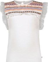 Like Flo - T-Shirt Gaia - Lilac Embroidery - Maat 104