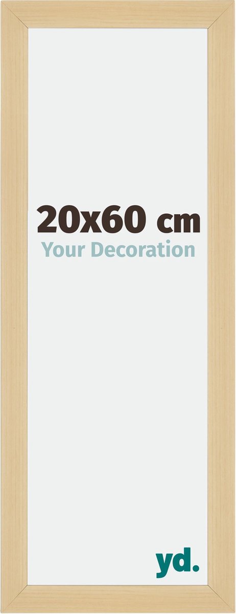 Your Decoration - Fotolijst 20x60 cm - MDF - Ahorn Decor - Mura