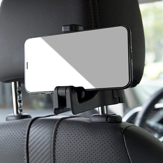 Auto Hoofdsteun Haak, 2 in 1 Auto Hoofdsteun Verborgen Haak, Auto Zetel Terug Haken Met Telefoon - Houder Auto Achterbank Organisator - Zware Opslag Haken Voor Tassen Fles