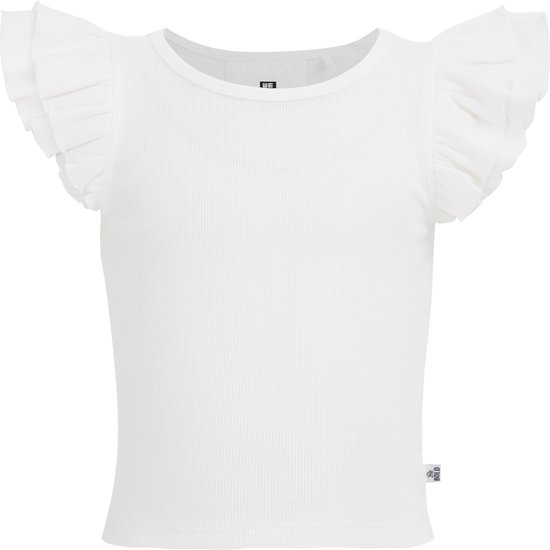 WE Fashion Filles - T-shirt court avec volants