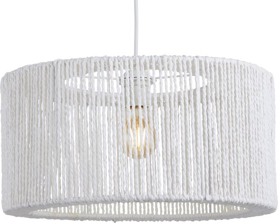 Lampe à suspension Rotin Wit Ø40 cm - Stella