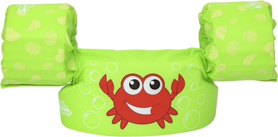 Bestway Puddle Jumper Krab - Verstelbare zwembandjes voor kinderen - Draagkracht 15 - 30kg - Maat one size
