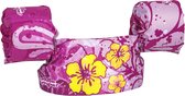 Bestway Puddle Jumper- Tissus - bandes de natation réglables pour enfants - Fleurs tropicales - capacité de charge 15 - 30 kg - Taille taille unique