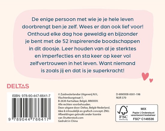 Hou van jezelf inzichtkaarten, ZNU | 9789044766417 | Boeken | bol