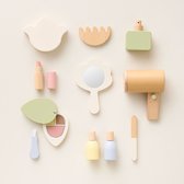 Petite Amélie ® Houten Make Up Set - Kinder Make Up Speelgoed - 11 Delig - Pastel