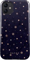 BURGA Telefoonhoesje voor iPhone 12 - Schokbestendige Hardcase Hoesje - Midnight Kiss