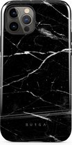 BURGA Telefoonhoesje voor iPhone 12 PRO - Schokbestendige Hardcase Hoesje - Noir Origin
