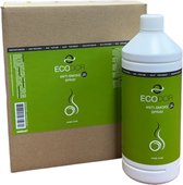 Ecodor EcoSmoke - 4x 1000ml - Navulling - Tabak en rooklucht geurverwijderaar, Anti rooklucht, nicotine ontgeurder / luchtverfrisser - Vegan - Ecologisch