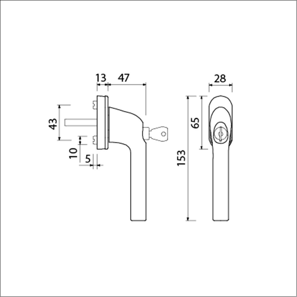 RAAMGREEP VHB F1 822-7  425651