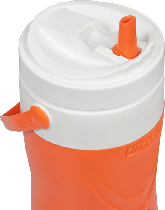 Pinnacle Platino 1 Gallon - Geïsoleerde Drankdispenser / Drankkoeler - 3,78 Liter - Oranje van Pinnacle. — afbeelding 5