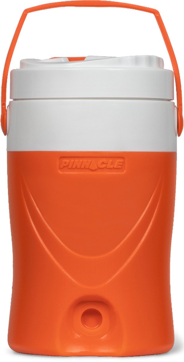 Pinnacle Platino 1 Gallon - Geïsoleerde Drankdispenser / Drankkoeler - 3,78 Liter - Oranje van Pinnacle. — afbeelding 2