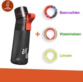 Air Up Drinkfles 600 ml Gen 2 Antraciete Fles inclusief 3 Pods - starterskit - Air Up fles - gerecycleerd materiaal