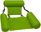 Jumada's - Drijvende stoel - Waterstoel - Waterhangmat - Hangmat voor in het zwembad - Universeel - Opblaasbaar - Stoel voor in het water - Groen