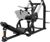 Leg Press Machine - Evolve Fitness UL-190 Ultra Series - Plate Loaded - 500 KG max. lading - Gepoedercoat frame - Verstelbare rugleuning - Duurzame bekleding - Vloerbeschemers - Antislip handvaten - Opslag voor gewichten