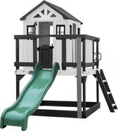 Backyard Discovery Sweetwater Heights Speelhuis met glijbaan - Speelkeuken – Zandbak - Speeltoestel met verdieping en ladder voor kinderen