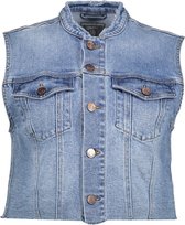 Geisha Vest Kort Denim Gilet 45008 10 811 Stonewash Denim Dames Maat - M