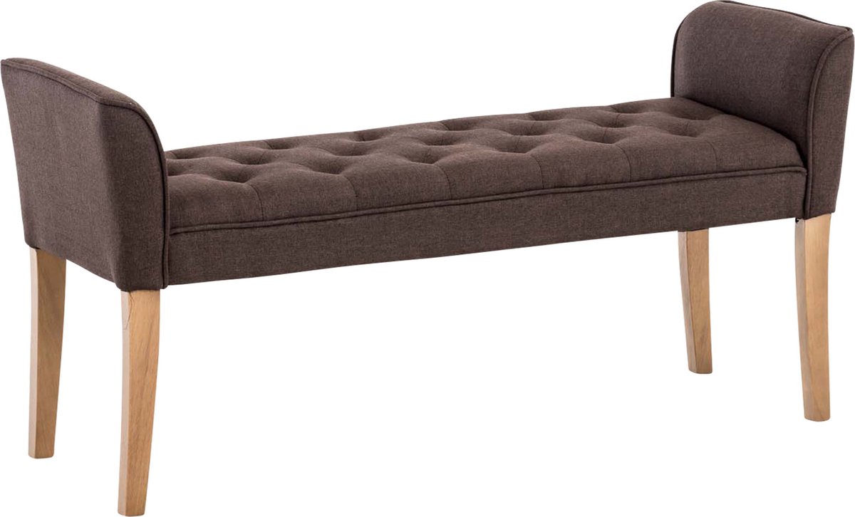 CLP Cleopatra Chaise longue - Stof bruin antiek licht