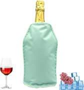 Rapid Ice Refroidisseur de vin en gel pour bouteille de vin - Sac de glace - Housse de congélateur - Vodka Tequila - Carrier ( bleu sarcelle)