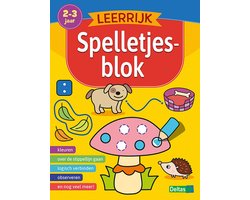foto van Leerrijk spelletjesblok 2-3 jaar