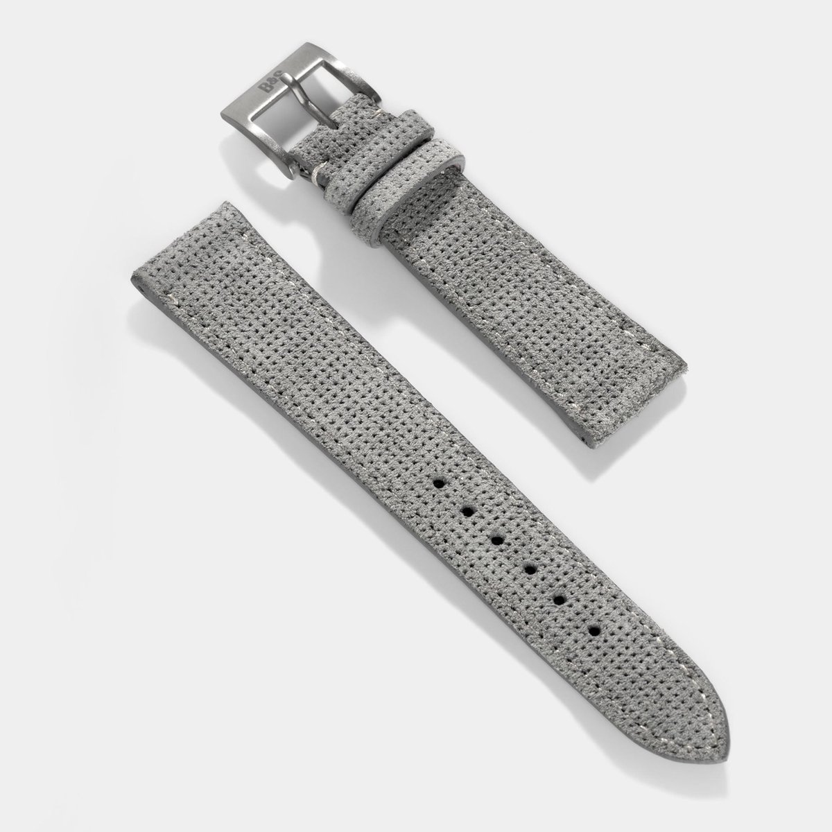 BS Leren Horlogeband Luxury - ICE Grey -20mm