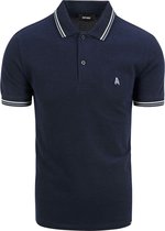 ANTWRP - Polo Letter Navy - Coupe moderne - Polo Homme Taille XL