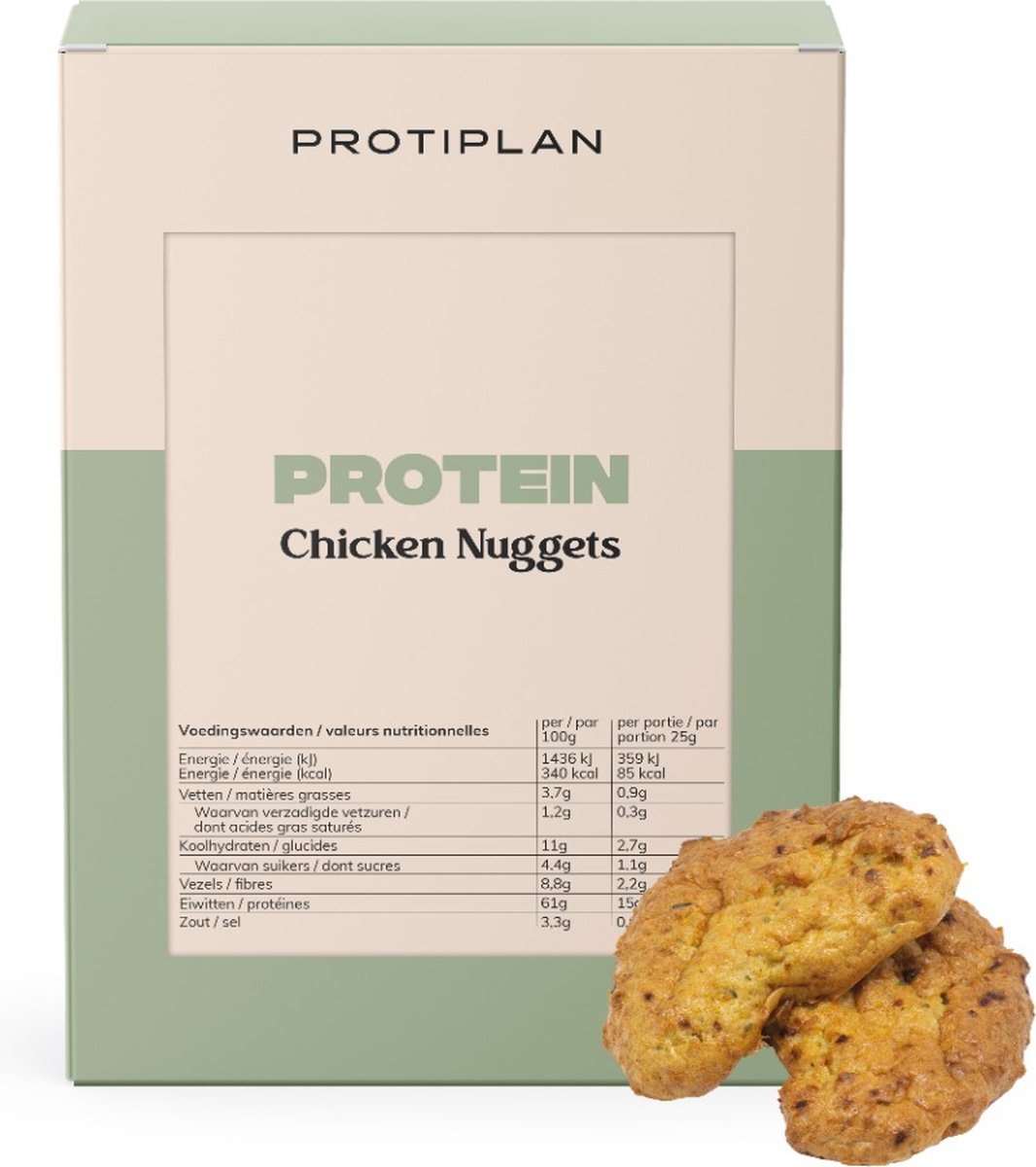Goedkoopste Protiplan | Kipnuggets | 7 x 25 gram | Koolhydraatarme Pasta | Eiwitrijke Pasta