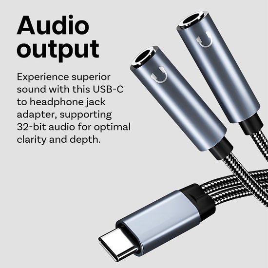 Hoofdtelefoonaansluiting Adapter - 3,5 mm USB C naar Aux Audio Dongle Kabelsnoer | Hoofdtelefoon Auto Stereo Cord | Jack Vrouwelijke Hoofdtelefoon Adapter | Type-C Converter Oortelefoon Adapter voor Hoofdtelefoonaansluiting Adapter - 3,5 mm USB C naar Aux Audio Dongle Kabelsnoer | Hoofdtelefoon Auto Stereo Cord | Jack Vrouwelijke Hoofdtelefoon Adapter | Type-C Converter Oortelefoon Adapter voor