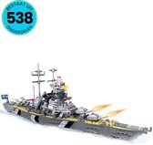Battleship Speelgoed Set - Geschikt Voor Kinderen Vanaf 6 Jaar - 538 Bouwstenen - Compatibel Met LEGO - Bouwset - STEM Speelgoed - Bouwsets - Bouwspeelgoed - Inclusief Handleiding