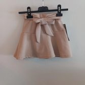 New Collection - Pantalon court/jupe avec noeud - beige - taille 122/128