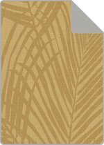 Proefstaal Origin Wallcoverings behang palmbladeren okergeel - 347807 - 26,5 x 21 cm