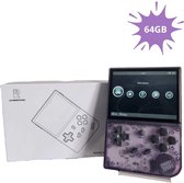 Anbernic RG35XX - Stockage 64 Go - Violet transparent - Console portable rétro + protecteur d'écran