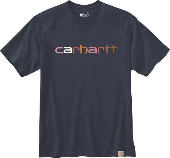 Carhartt Heavyweight S/S Graphic T-Shirt Navy-S