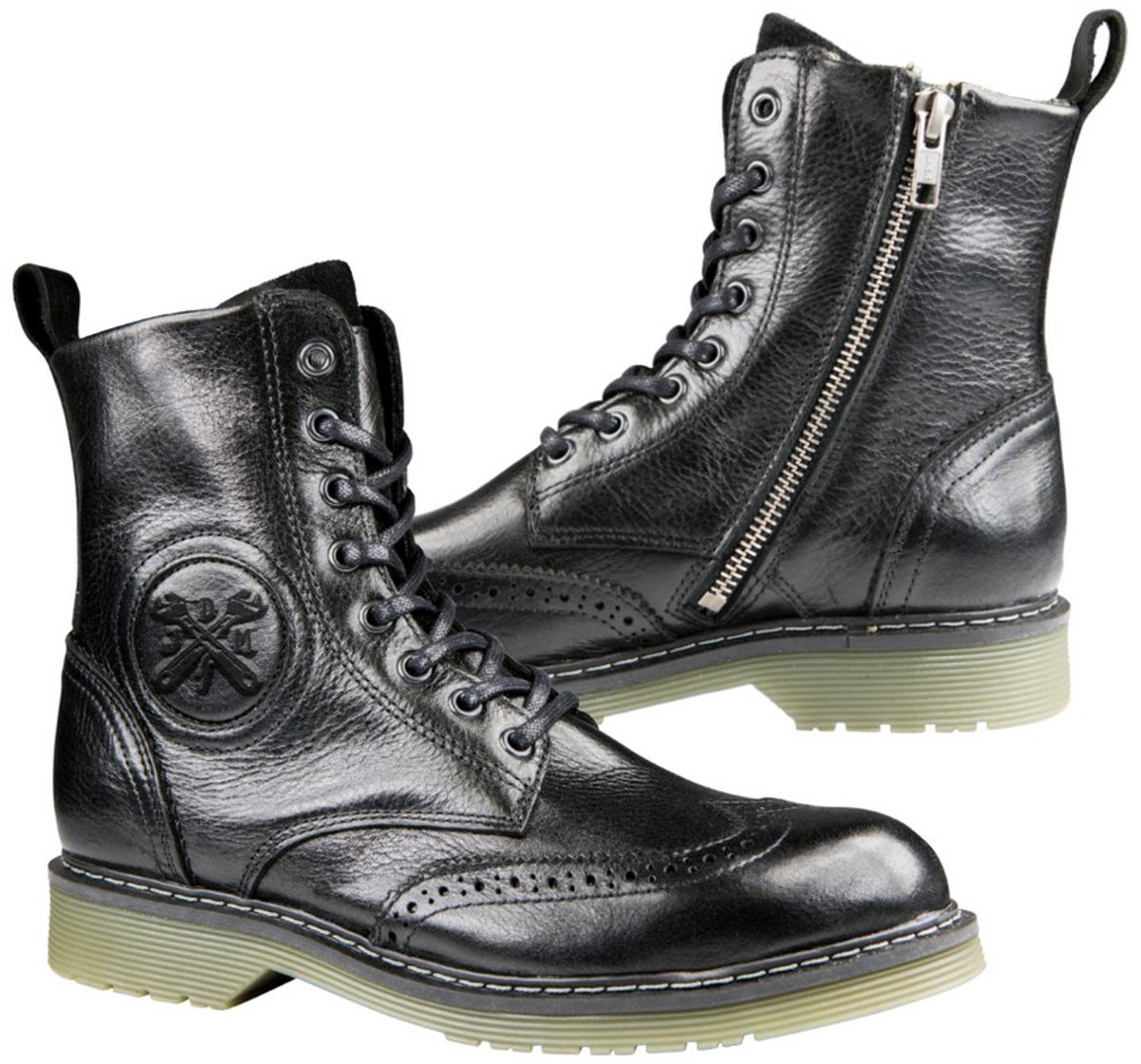 John Doe Motorschoenen voor dames Sixty Budapest Black