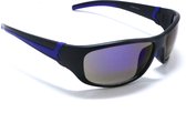 Scanuppia Blue- Matt Blauw Sportbril met UV400 Bescherming - Unisex & Universeel - Sportbril - Zonnebril voor Heren en Dames - Fietsaccessoires