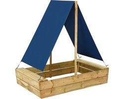 LuxeLivin' - Zandbak met dak 80x60x97,5 cm geïmpregneerd grenenhout