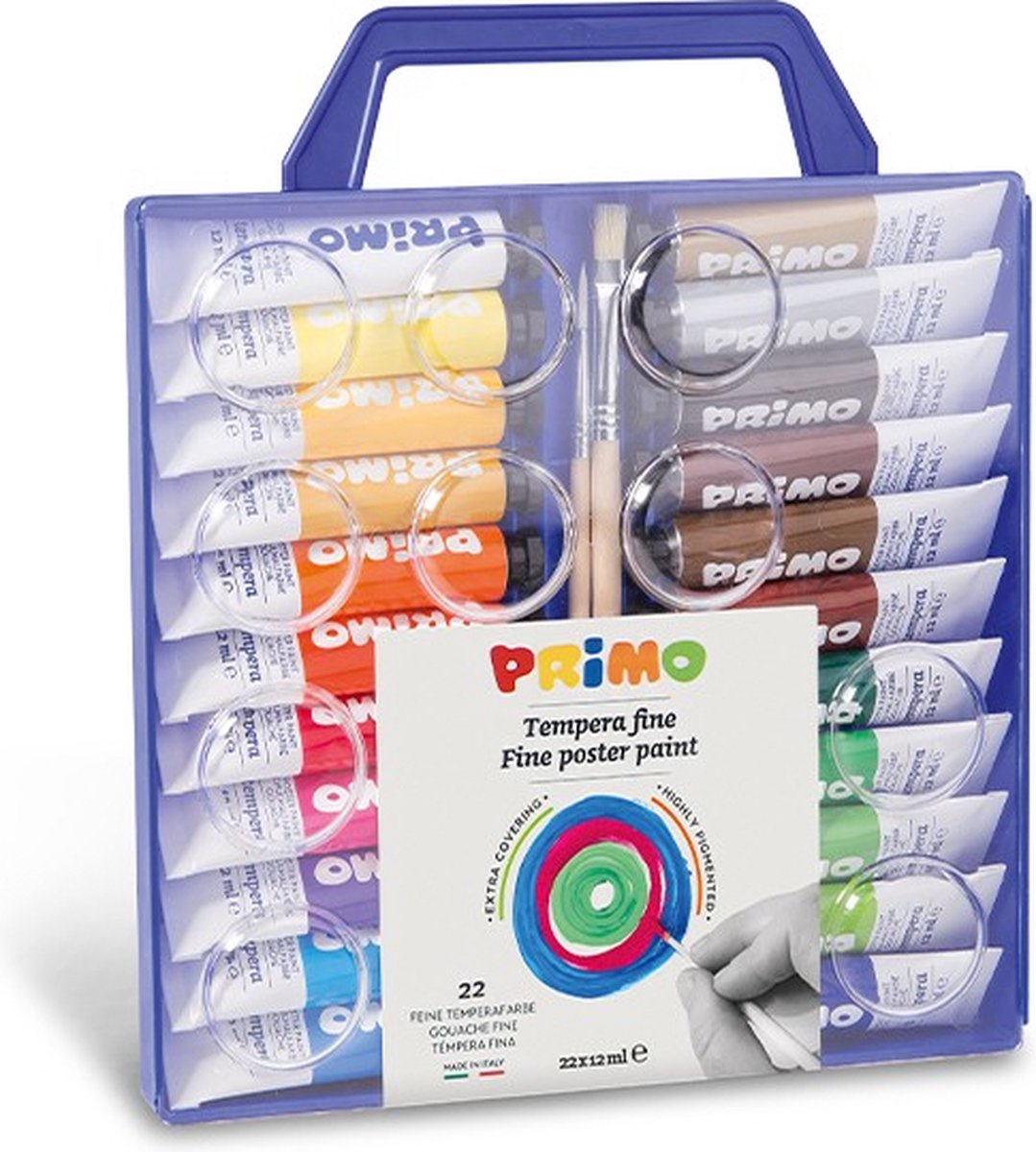 Primo 449T22VA watergedragen verf Multi 12 ml Koker 22 stuk(s)