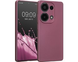 kwmobile metallic telefoonhoesje van TPU - geschikt voor Xiaomi Redmi Note 13 Pro 4G - Flexible case voor smartphone - In metallic lila