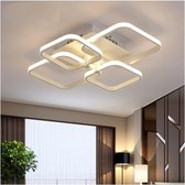 Vetrulus - Lamp - 4 in 1 - Moderne Plafond Lamp - LED Lamp - Dimfunctie - Decoratie - Acryl - Hotel - Woonkamer - Gang - Wit