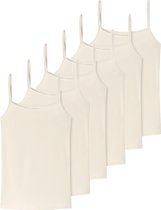 Basic by Schiesser Lot de 6 hauts à spaghetti pour femme