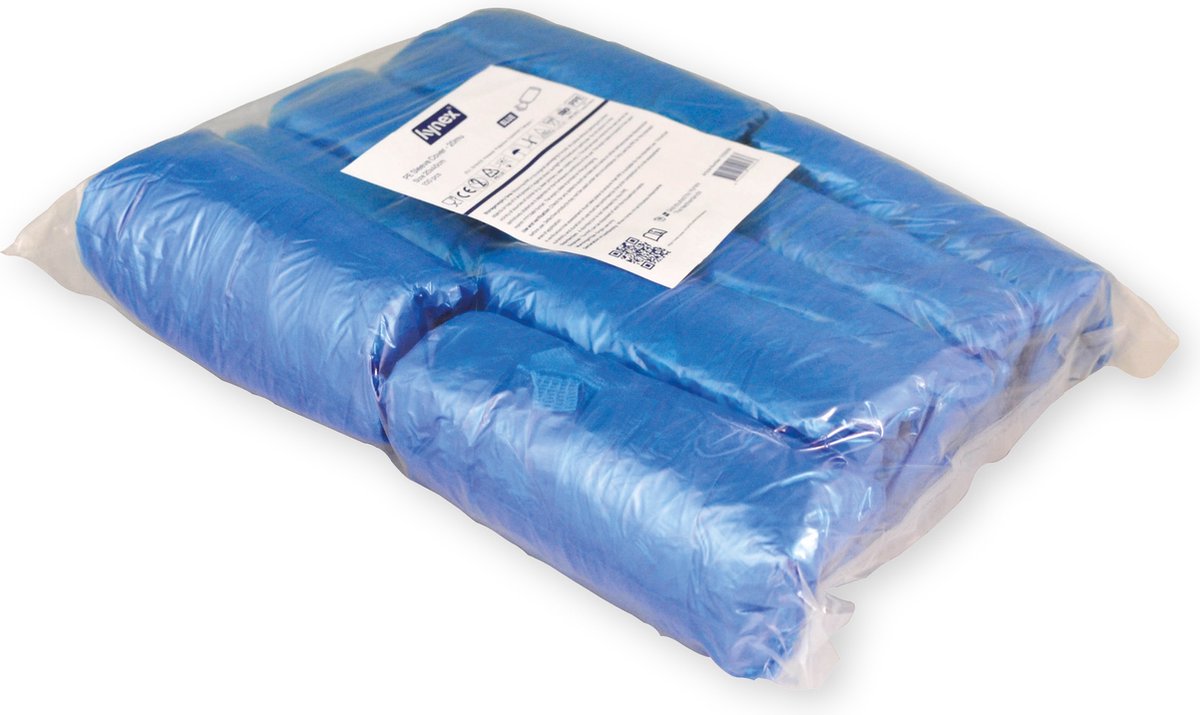 Hynex Mouwovertrekken blauw doos met 2000 stuks - PE 20mu 20x100 wegwerp sleeves