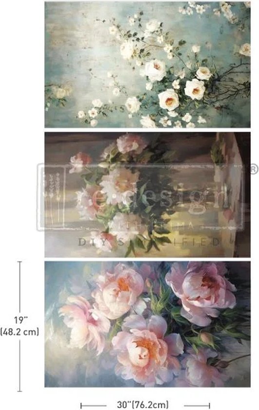 Refonte avec Prima - Découpage - Bountiful Beauty - 3 feuilles 49,53 x 76,2 cm