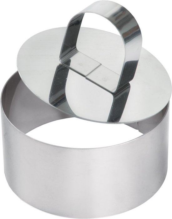Anneau de cuisson Roue en acier inoxydable - Anneau à gâteau - Anneaux de cuisson - Anneau à dessert - Moule à pâtisserie